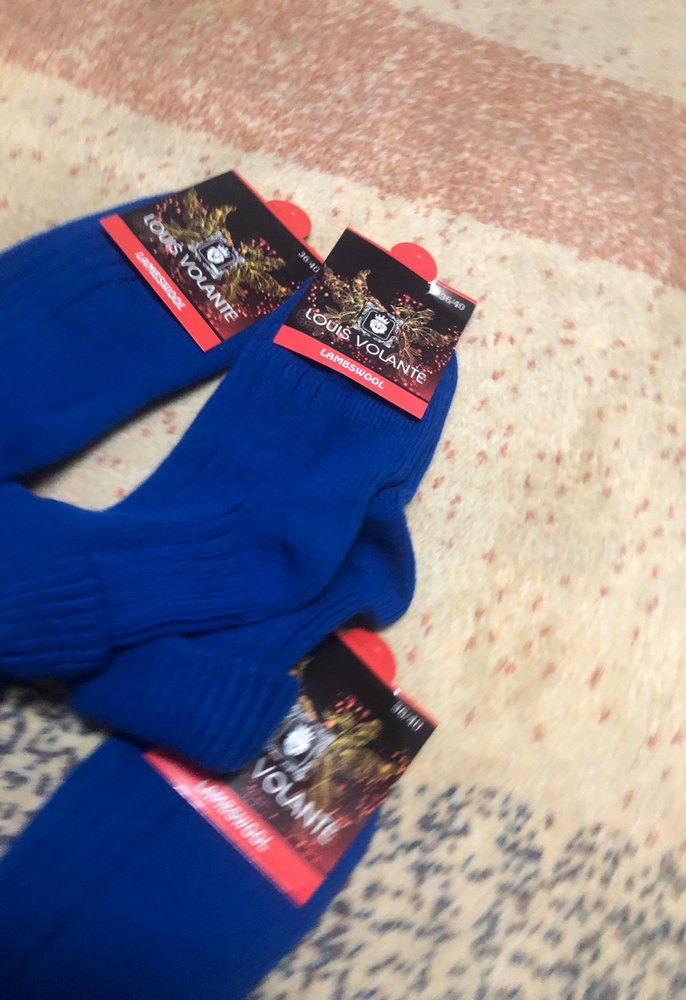 Mavi Erkek Midi Çoraplar - COUSVOLANTE - Görsel 5