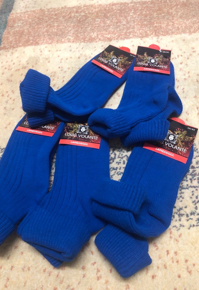 Mavi Erkek Midi Çoraplar - COUSVOLANTE - Görsel 3