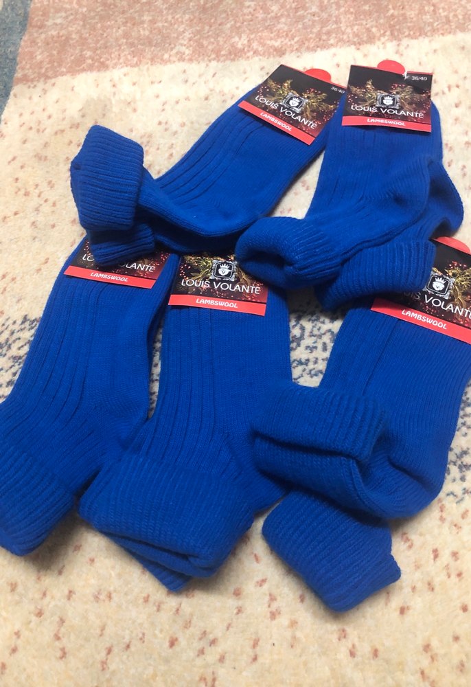 Mavi Erkek Midi Çoraplar - COUSVOLANTE - Görsel 2