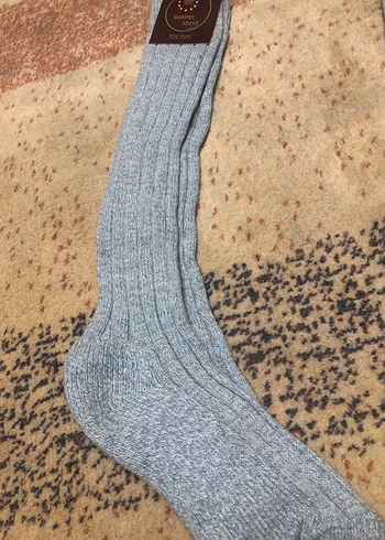 Gri Erkek Midi Çorap - Görsel 3