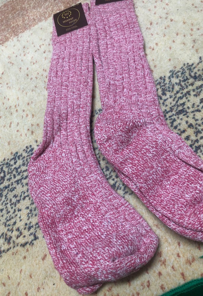 Kız Çocuk Pembe Triko Çorap - Görsel 3