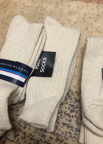 Erkek Midi Boy Beyaz Çorap yün çorabı - Görsel 9