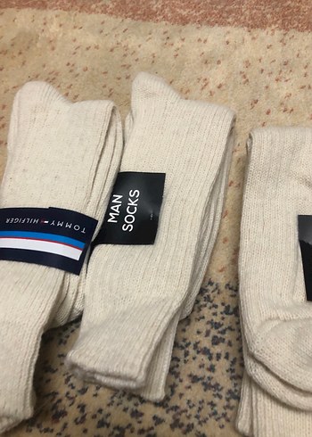 Erkek Midi Boy Beyaz Çorap yün çorabı - Görsel 10