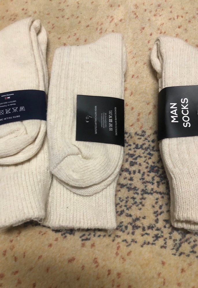 Erkek Midi Boy Beyaz Çorap yün çorabı - Görsel 5