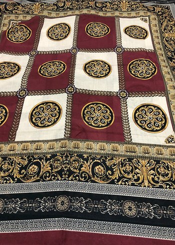 Zincir Detaylı Çok Renkli Bohem Kadın tülbent - Görsel 2