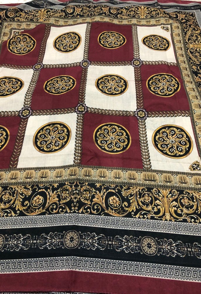 Zincir Detaylı Çok Renkli Bohem Kadın tülbent - Görsel 2