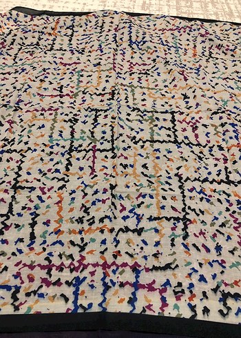 Bohem Çok Renkli Kadın tülbent - Görsel 3