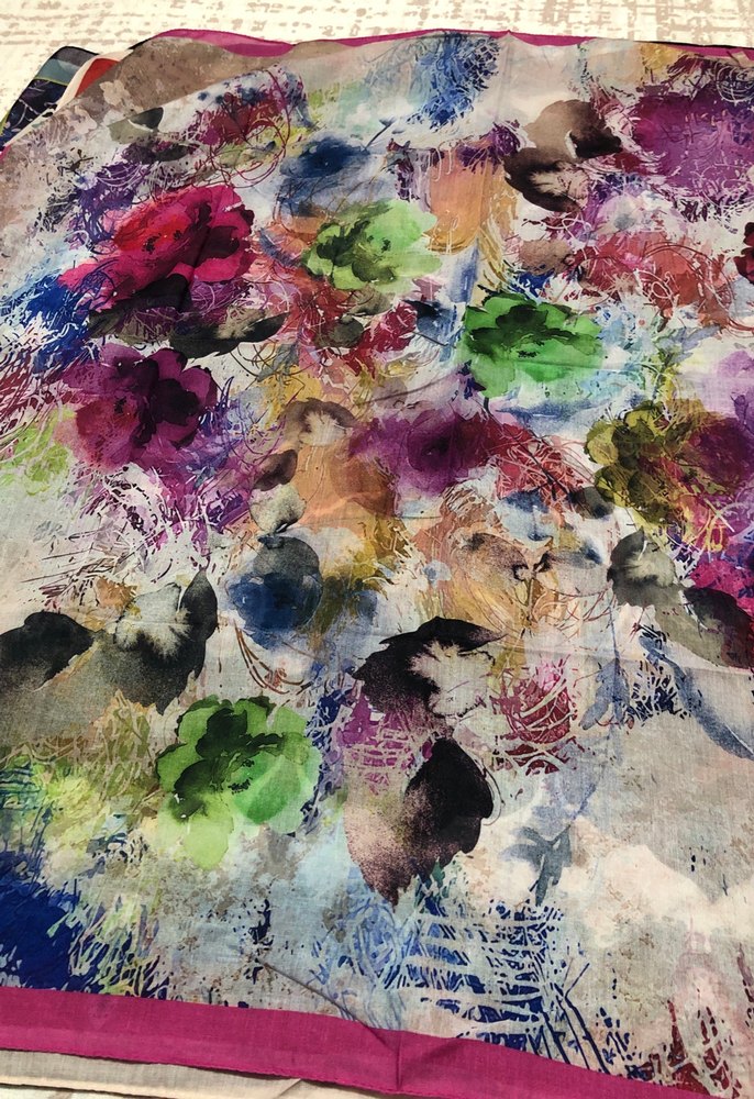 Bohem Çok Renkli Kadın tülbent - Görsel 5