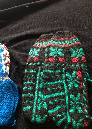 Kadın Örgü cetük  Çiçek Detaylı - Görsel 7