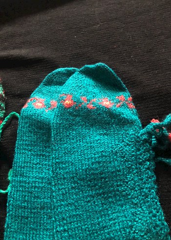 Kadın Örgü cetük  Çiçek Detaylı - Görsel 10