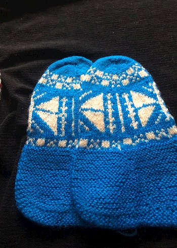 Kadın Örgü cetük  Çiçek Detaylı - Görsel 5