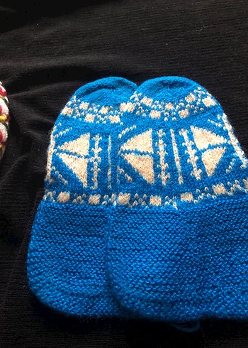 Kadın Örgü cetük  Çiçek Detaylı - Görsel 6