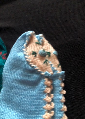 Kadın Örgü cetük  Çiçek Detaylı - Görsel 13