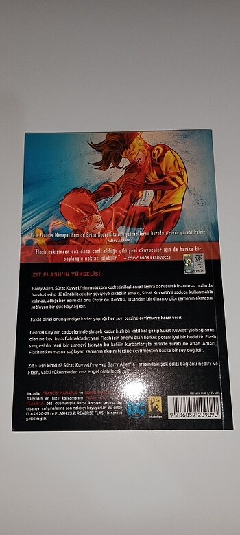  Beden The Flash cilt 4 Zıt Flash New 52