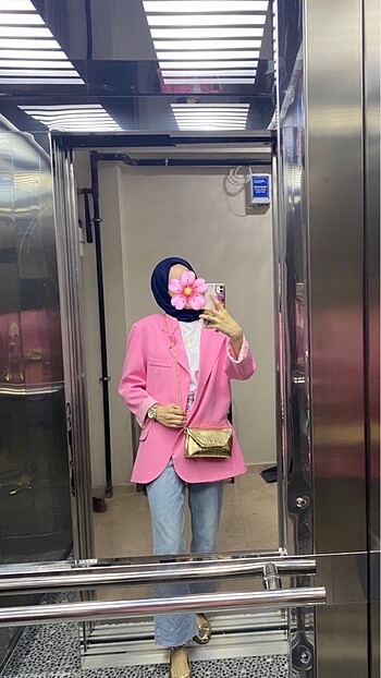 Pembe Balder ceket