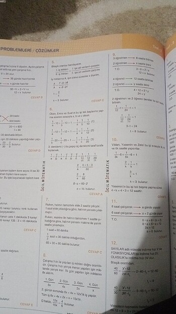 diğer Beden beyaz Renk Problemlerin ilacı matematik testi 