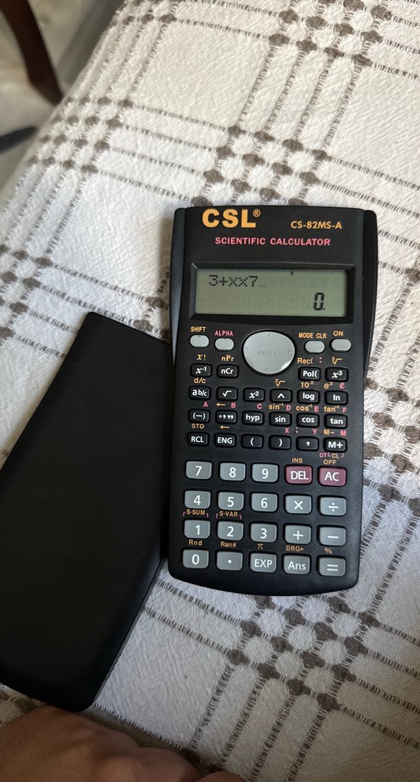 CSL CS-82MS-A Bilimsel Hesap Makinesi Siyah - Görsel 3