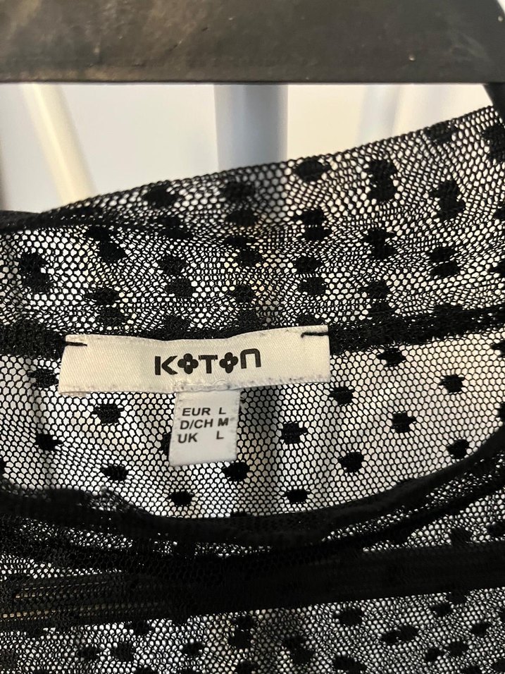 Dantel Detaylı Siyah Kadın Bluz - Görsel 3