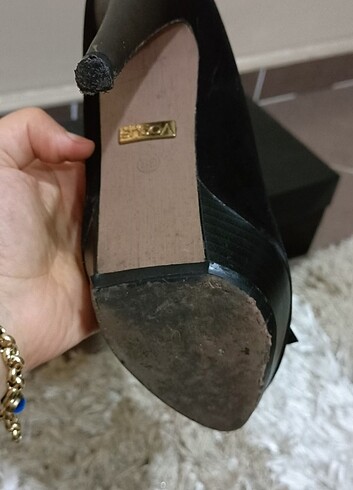 36 Beden siyah Renk Vogue topuklu ayakkabı