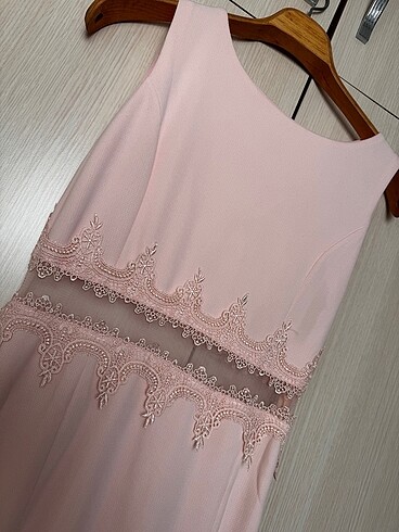 Pembe Abiye Elbise