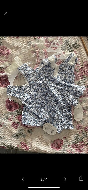 Carmin Baby Bebek tulum yazlık