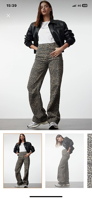 Milla leopar jean