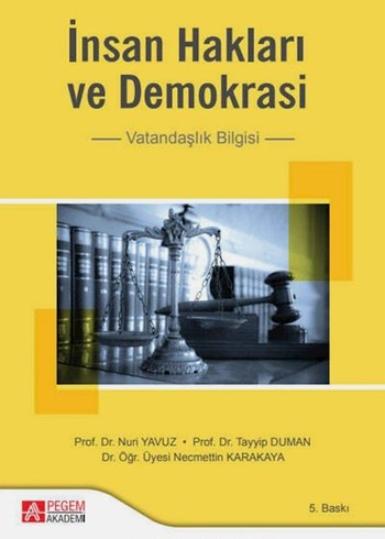 İnsan Hakları ve Demokrasi Pegem - Vatandaşlık Bilgisi Kitabı