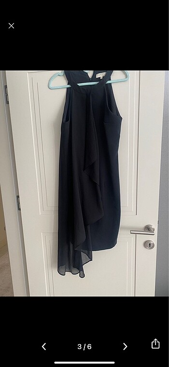 38 Beden siyah Renk Koton party wear