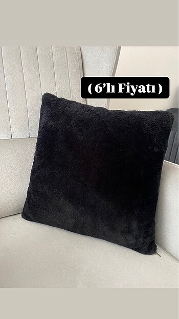Peluş Kırlent Kılıfı