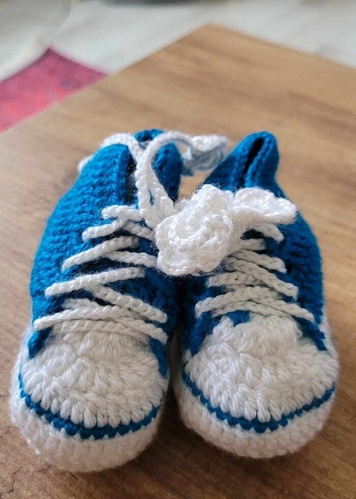 Bebek patik örgü - Görsel 2