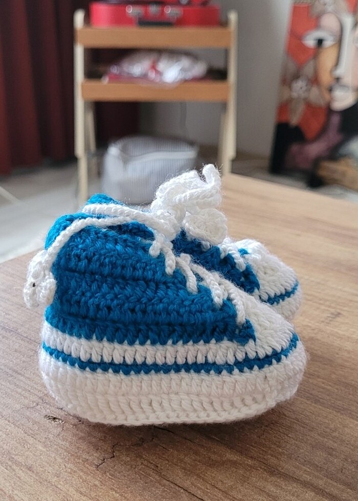 Bebek patik örgü - Görsel 3