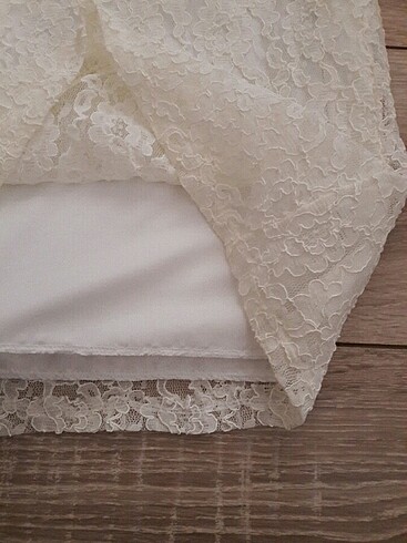 Beyaz abiye elbise - Görsel 2