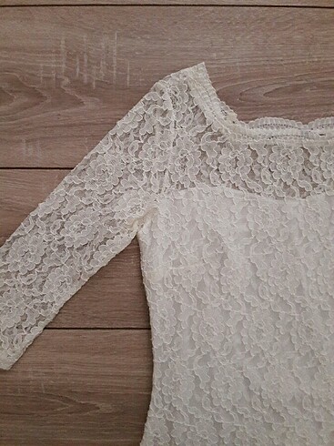 Beyaz abiye elbise - Görsel 4