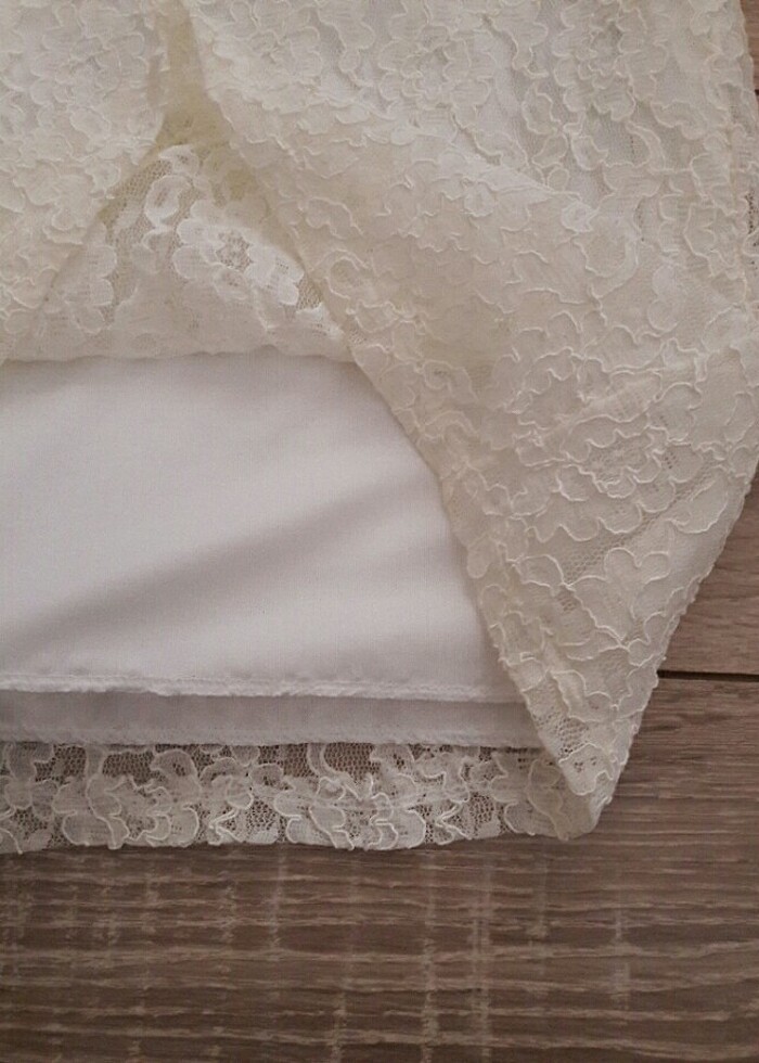 Beyaz abiye elbise - Görsel 2