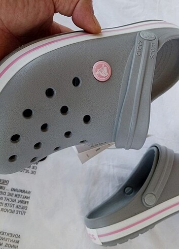 38 Beden Crocs Gri Sandalet Terlik 38 Numara