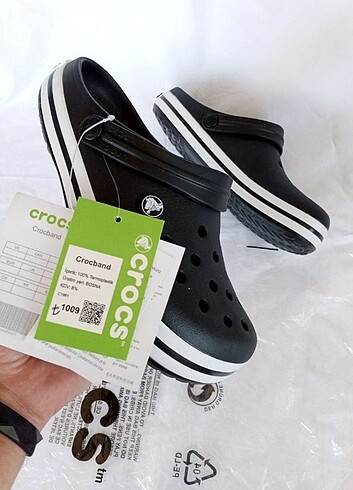 39 Beden Crocs Terlik Sandalet 39 Numara Siyah