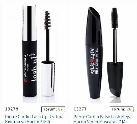 Pierre Cardin Rimel & maskara