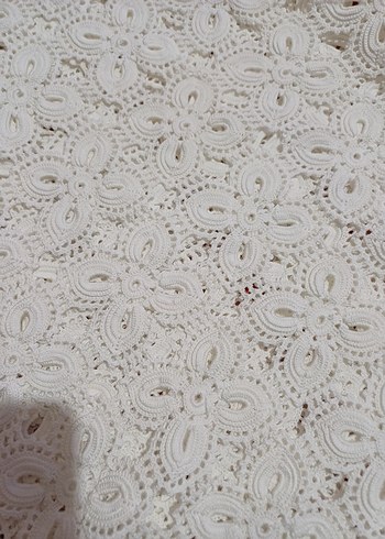 Bohem Tarzı El Yapımı Dantel masa örtüsü