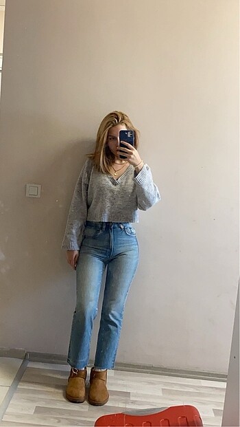 34 Beden Zara fit jean