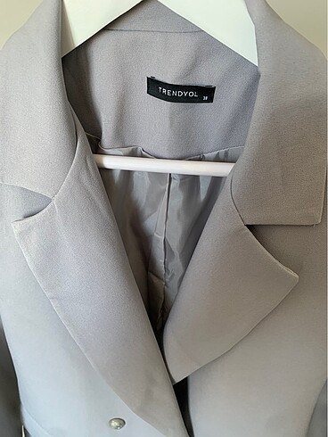 38 Beden gri Renk Blazer