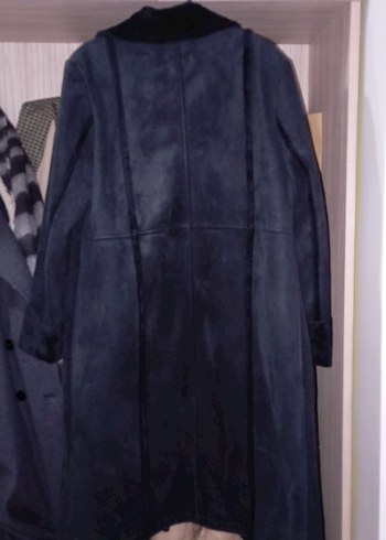 siyah süet kaban - Görsel 3