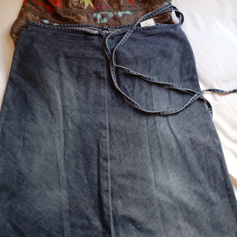 Kot Kumaş midi etek - Görsel 2