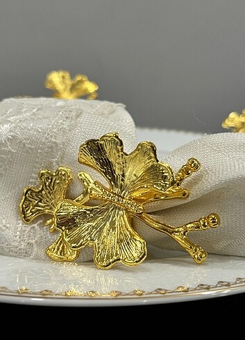 Beden 6 LI GOLD PEÇETE YÜZÜĞÜ KELEBEK DALLI GOLD