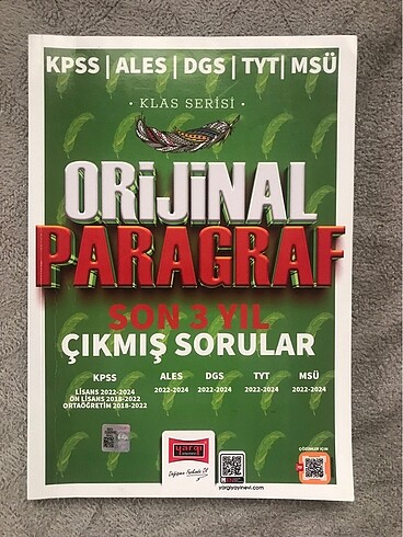 yks paragraf çıkmış sorular