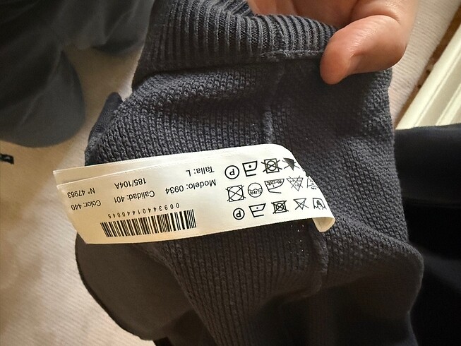 l Beden lacivert Renk Massimo Dutti Hırka