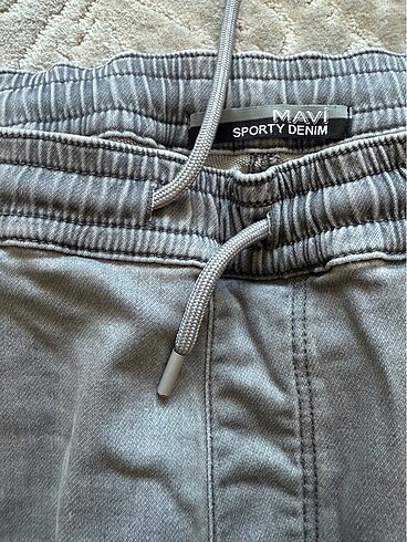 l Beden gri Renk Mavi Jeans Jogger Kot