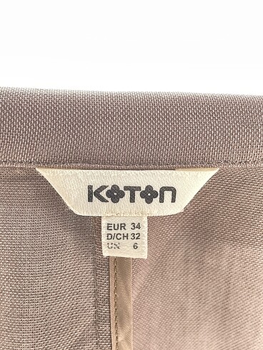 34 Beden gri Renk Koton Blazer %70 İndirimli.