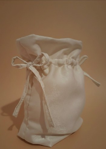 Örgü Beyaz Kadın Çanta - Görsel 4