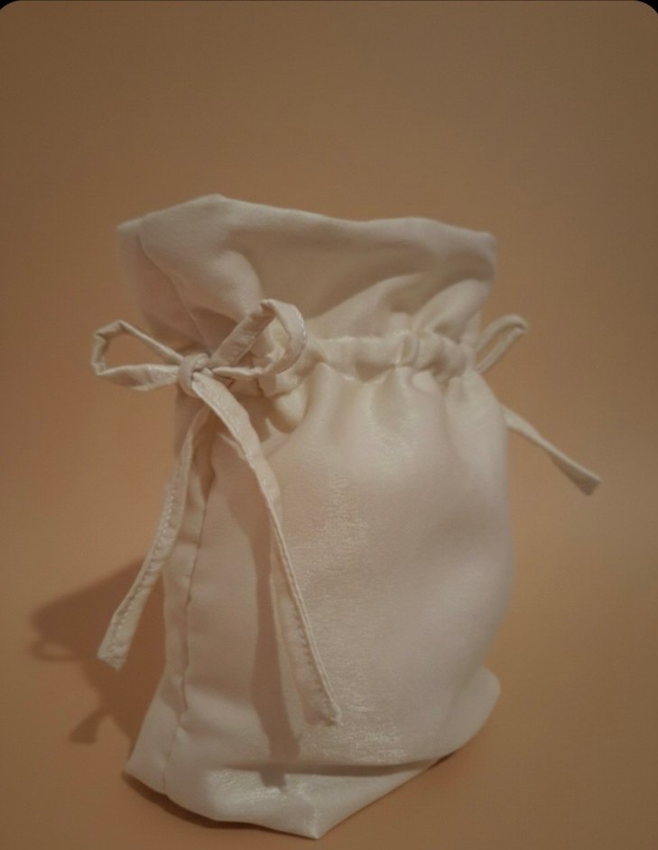 Örgü Beyaz Kadın Çanta - Görsel 4