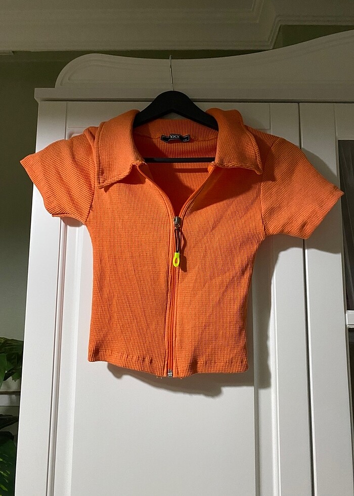 Fermuarlı bluz - Görsel 2